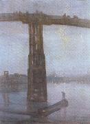 James Abbott McNeil Whistler Old Battersea Bridge (mk19) Sweden oil painting reproduction